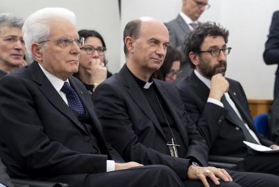 Il Presidente Mattarella al Convegno (foto dal sito della Presidenza della Repubblica)